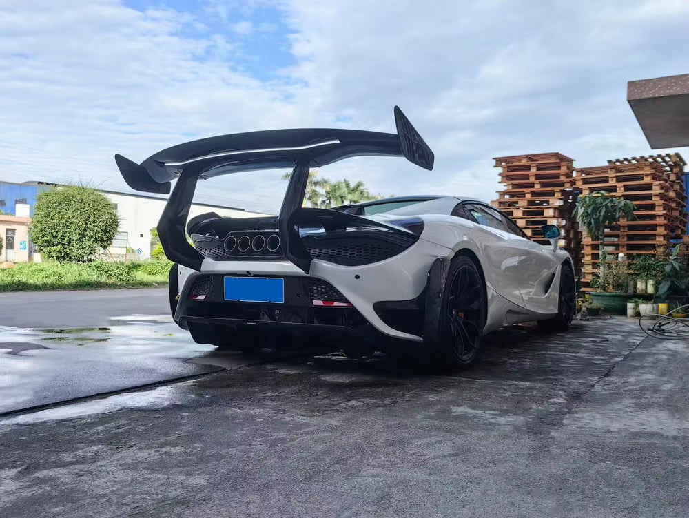 GTR Style Wing Spoiler for Mclaren 720S for Mclaren 720S Dry Carbon Fiber Spoiler