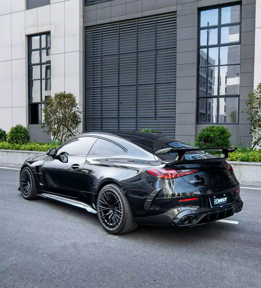 CMST Style Dry Carbon Fiber Body Kit for Mercedes-Benz CLE 53 Carbon Fiber Front Lip Side Skirts Rear Diffuser Spoiler Hood