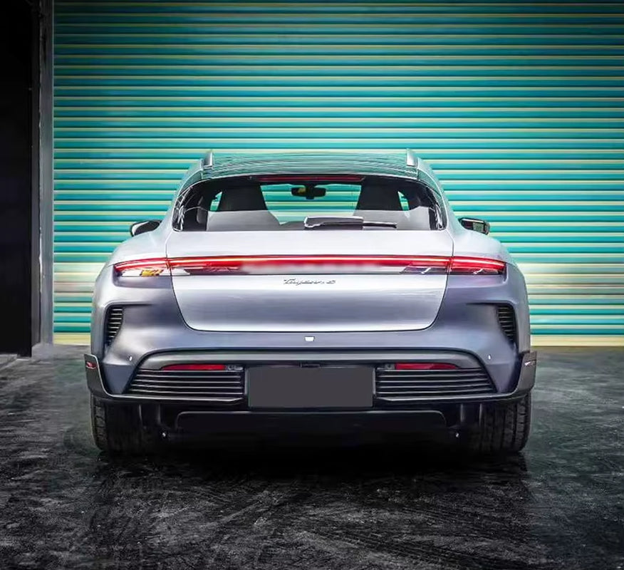 For Porsche TAYCAN Upgrade 2025 New TURBO GT Front and Rear Bumpers Made of PP Material Body Kit