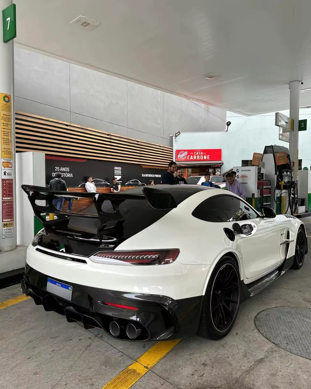 Pp+Dry Carbon Fiber Body Kit for Mercedes-Benz AMG-GT Car Bumper Upgrade Black Series Front and Rear Bumper Spoiler Body Kit