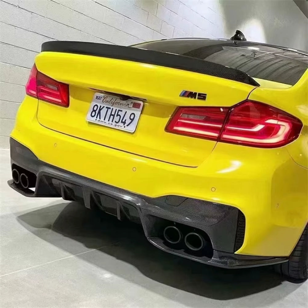 3D Style Body Kit for BMW M5 F90 Carbon Fiber Rear Diffuser Spoiler