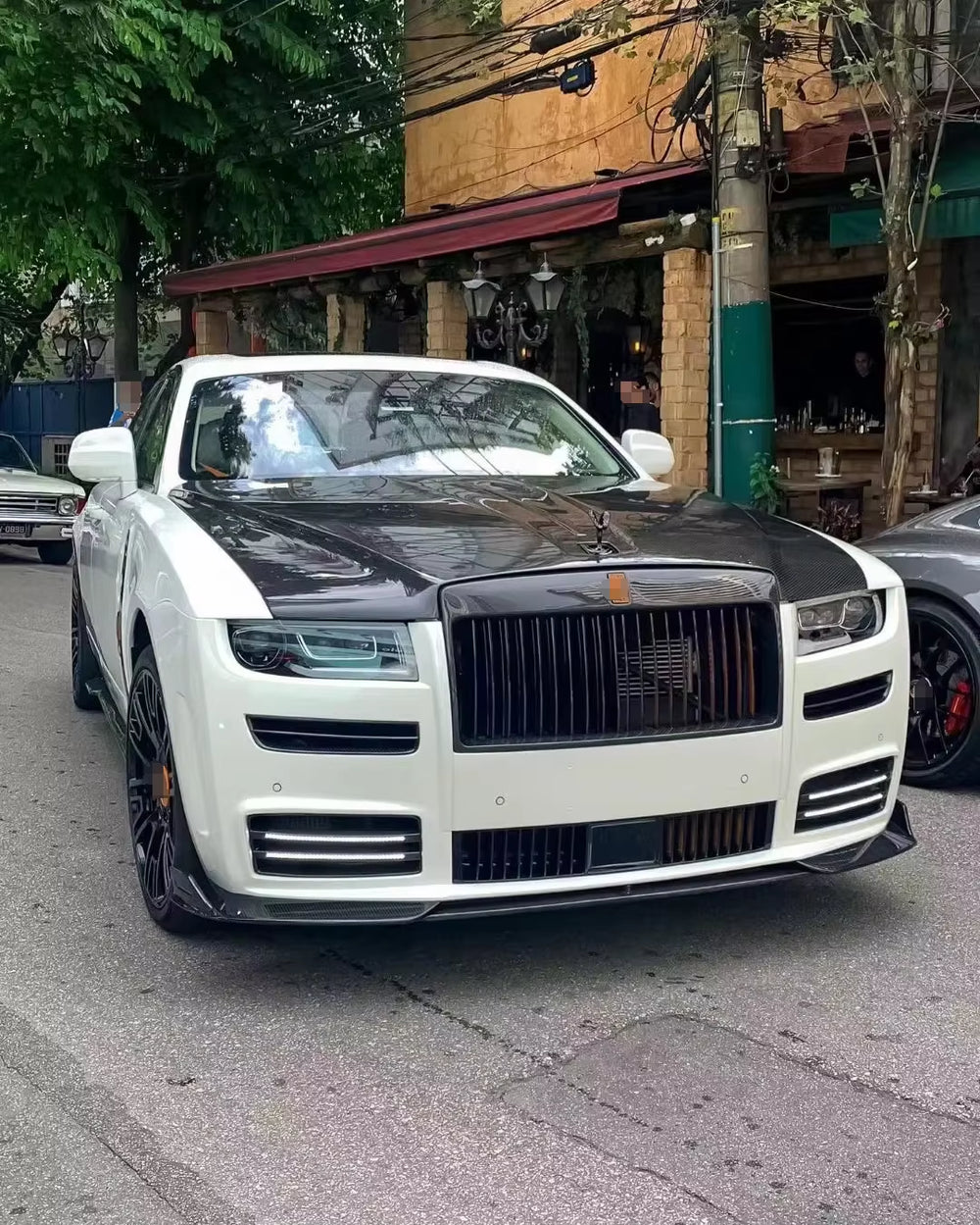 Auto Parts for Rolls-Royce Ghost Upgraded MSY Style Front and Rear Bumper Hood with Carbon Fibre Body Kit