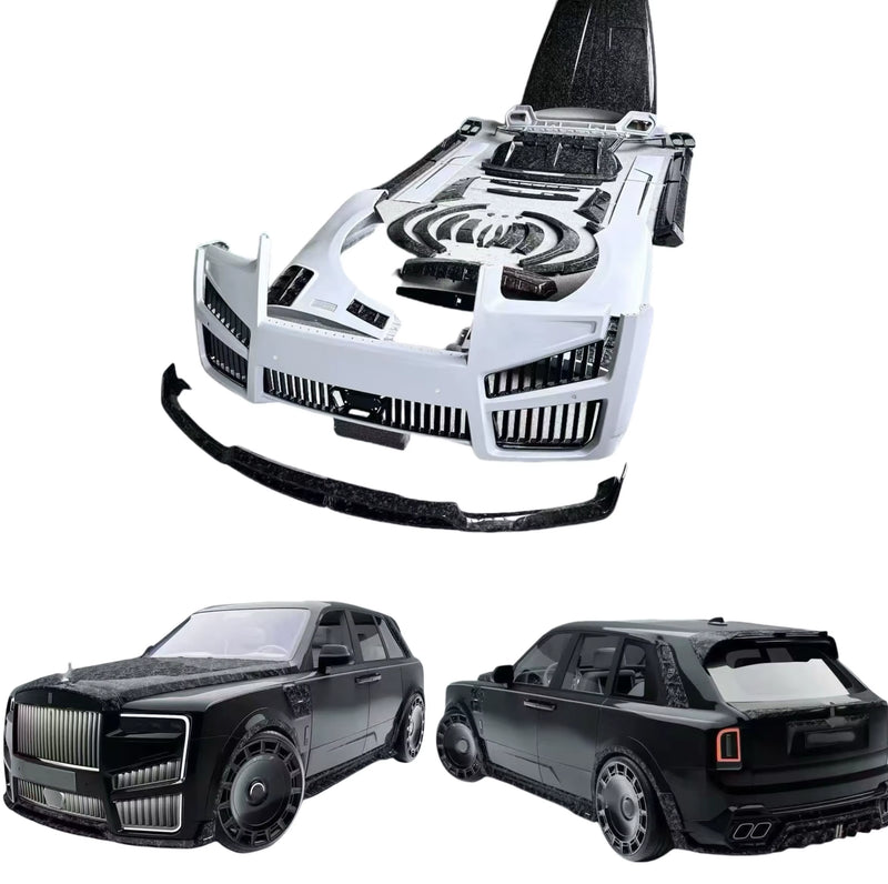 For Rolls-Royce Cullinan 2025+ Upgrades MSY Style Front and Rear Bumper Side Skirt Spoiler Wheel Arch Hood Body Kit