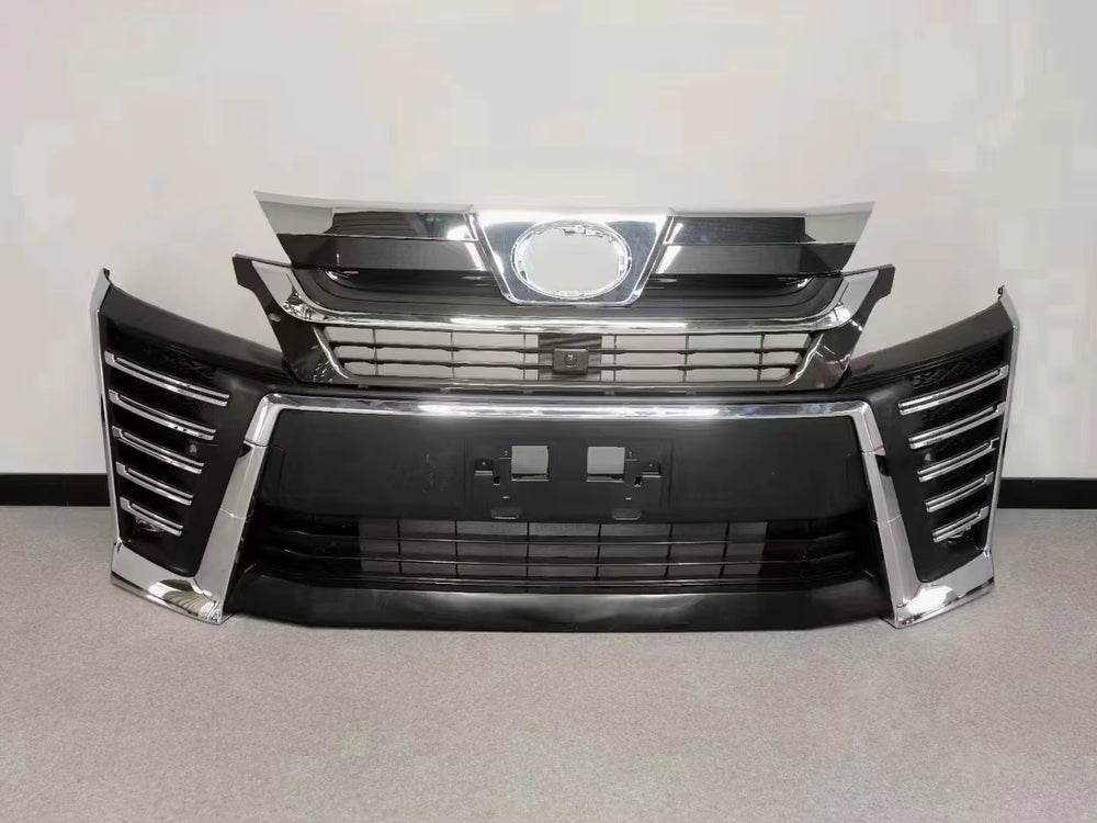 Car Bumper for 2010-2014 Toyota Vellfire Upgrade 2020 Front and Rear Bumpers