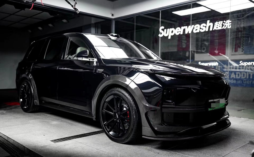 Spmgc Countercurrent Carbon Fiber Body Kit for Li Xiang L9 Front Lip Rear Lip Side Skirt Spoiler Body Kit
