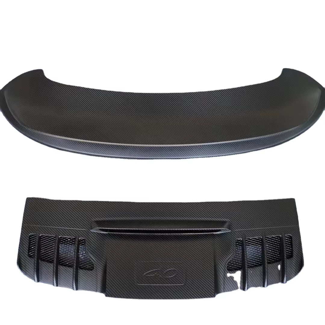 Dry Carbon Fiber Rear Wing for Porsche 911 992 Body Kit GT3 Style Dry Carbon Fiber