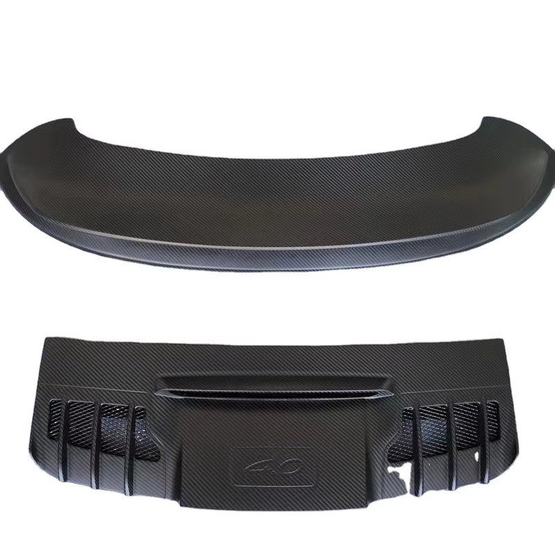Dry Carbon Fiber Rear Wing for Porsche 911 992 Body Kit GT3 Style Dry Carbon Fiber