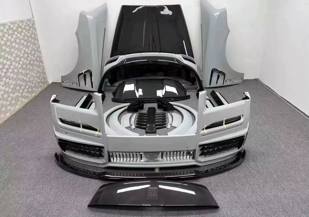High-Quality Dry Carbon Fiber Body Kit for Rolls-Royce Cullinan Msy Style Bumper Wide-Body Hood Body Kits