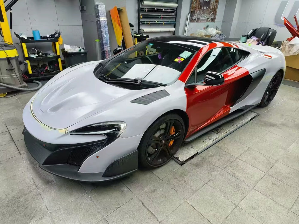 Upgrade 675LT Style Body Kit for Mclaren Mp4-12C 650S Front Bumper Rear Bumper Fender Hood Rear Diffuser Spoiler Hood
