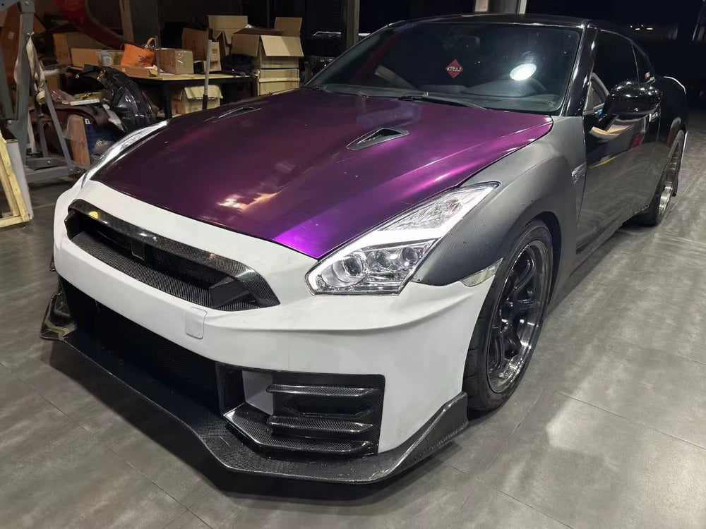 Carbon Fiber Body Kit for Nissan GTR35 Nism0 2024 Carbon Fiber Front Rear Bumper