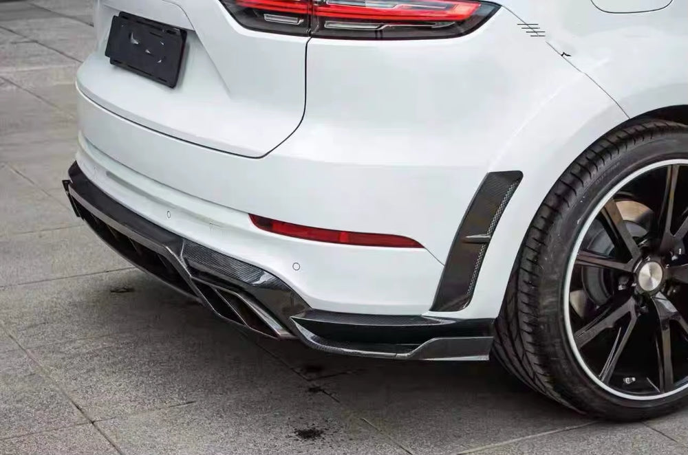 MSY Style Carbon Fiber Body Kit for Porsche Cayenne 9Y0 Front Lip Rear Diffuser Spoiler Hood Wide Body Kit