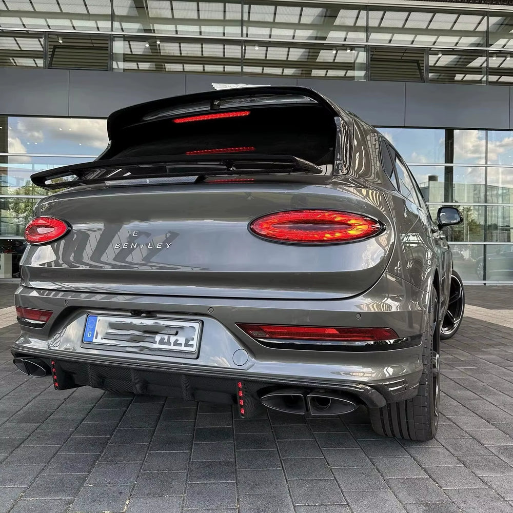 LD Style Body Kit for Bentley Bentayga Dry Carbon Fiber Front and Rear Bumper Front Lip Rear Diffuser Spoiler Body Kit