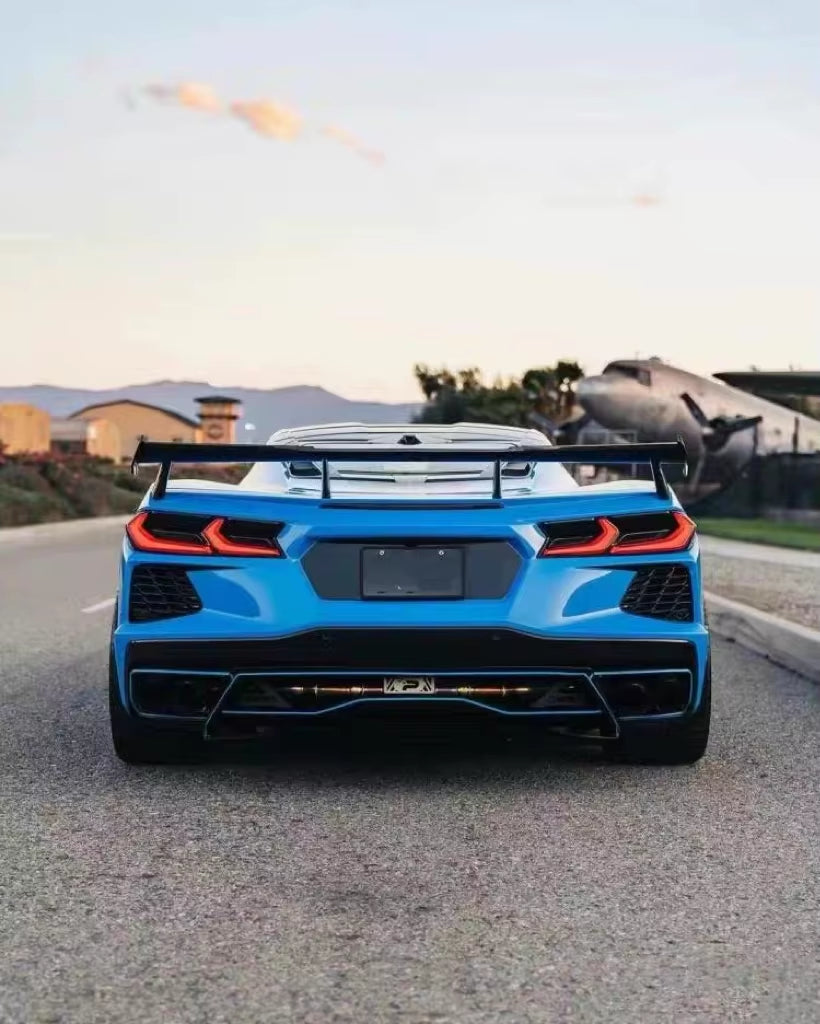Carbon Fiber Rear Trunk Wing for Chevrolet Corvette C8 Z06 Carbon Fiber Wing