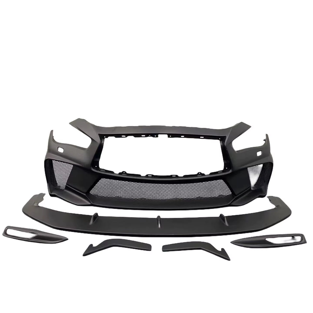 Front Bumper Infiniti Q50 Grille Car Front Bumper for Infiniti Q50 Q50L 2018 Body Kit