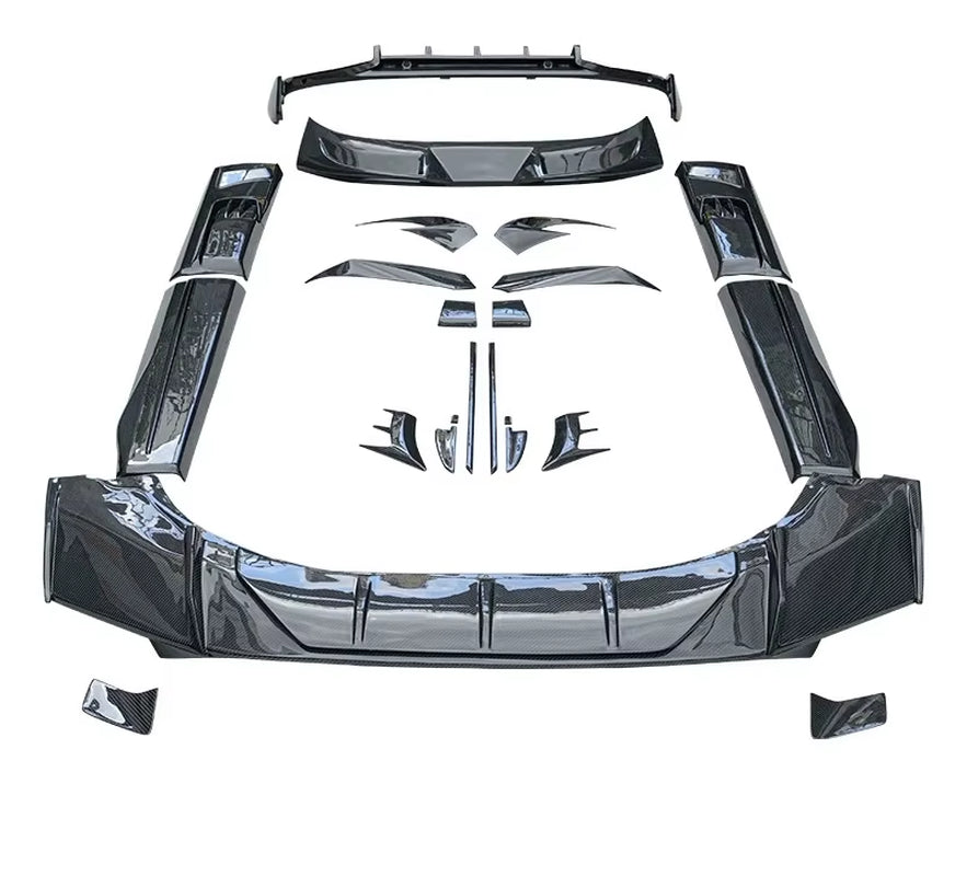 High-Quality Dry Carbon Fiber Body Kit for Lotus Eletre Upgrade Abia Style Front and Rear Bumper Rear Diffuser Spoiler