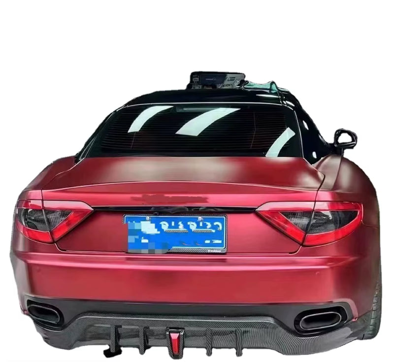 Carbon Fiber Pattern Style Body Kit for Maserati Granturismo Bumper Spoiler with Lamp Rear Diffuser
