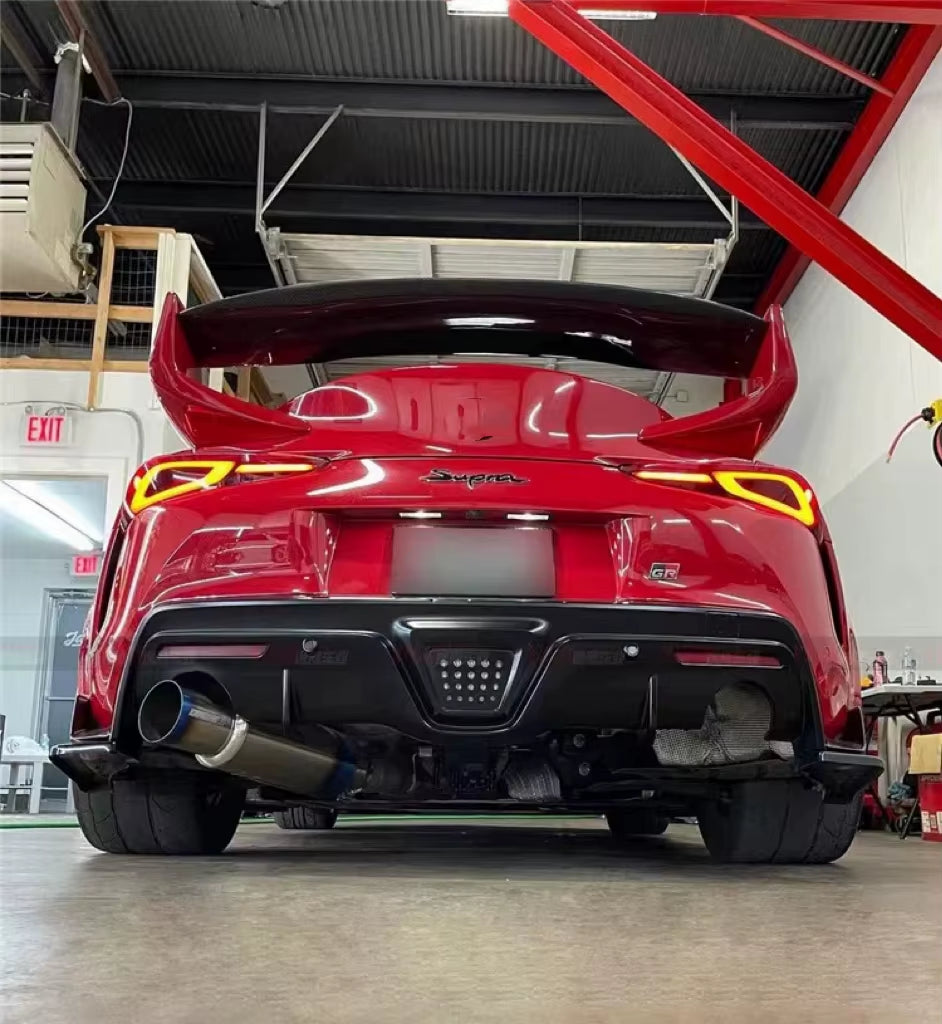 Wing Diffuser Body Kit for Toyota Supra A90 Carbon Fiber Spoiler