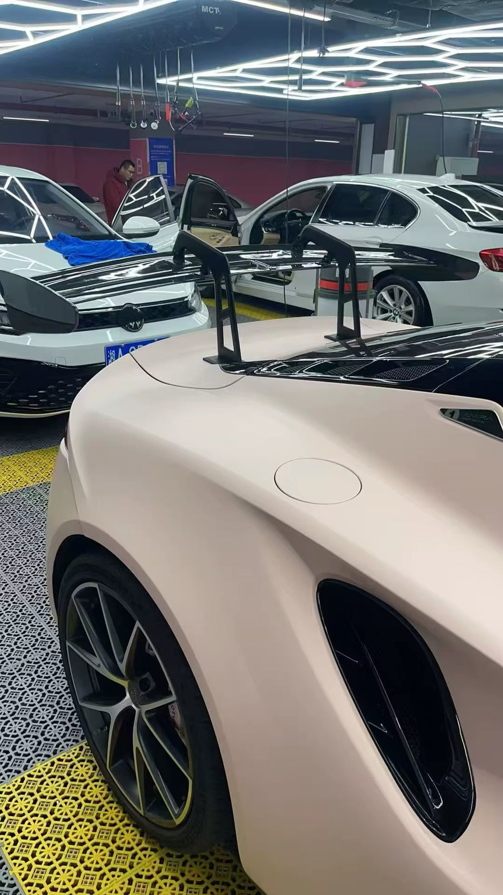 Carbon Fiber Rear Spoiler for Lotus Emira Ocean Design Trunk Wing