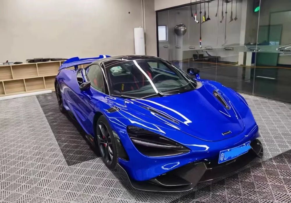 Upgraded 765LT Style Body Kit for Mclaren 720S Front and Rear Bumper Side Skirt Diffusers Hood