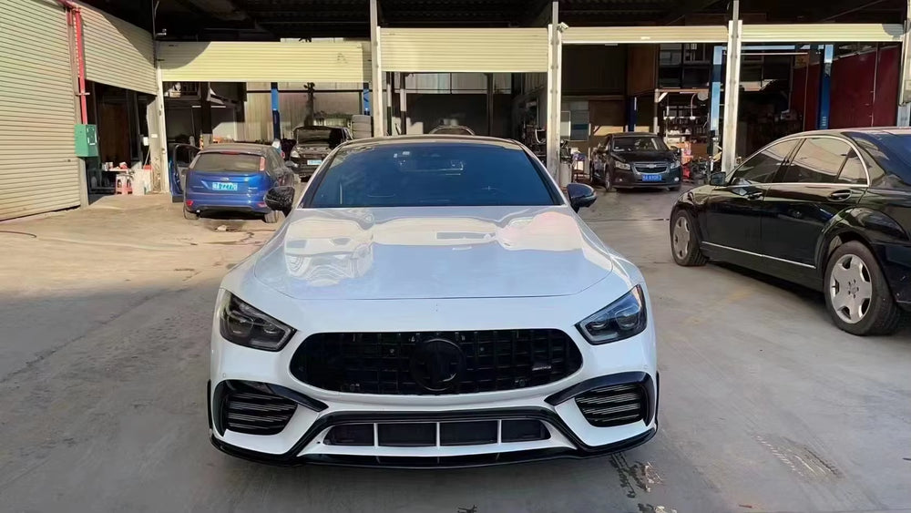 High Quality PP Material Body Kit for Mercedes-Benz Amg Gt50 Gt53 Upgrade Gt63 Amg Front and Rear Bumper Diffuser Spoiler
