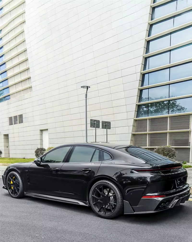 Dry Carbon Fiber CT Style Body Kit for Porsche Paramera 976 2024+ Front Lip Skirt Rear Diffuser Spoiler Body Kit