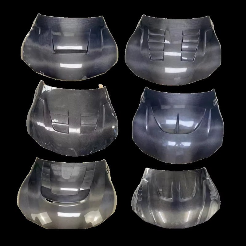 Carbon Fibre VS Style Hood for Toyota Supra A90 A91 MK5 MKV LB Style Engine Cover Air Vent Bonnet Auto Parts