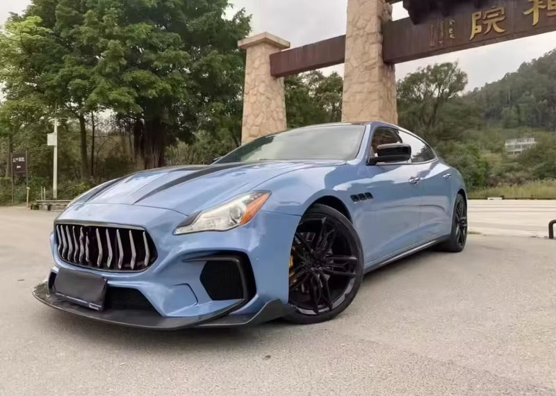 TOP Style Body Kit for Maserati Quattroporte Front and Rear Bumpers Rear Diffuser Spoiler Hood Bodykit