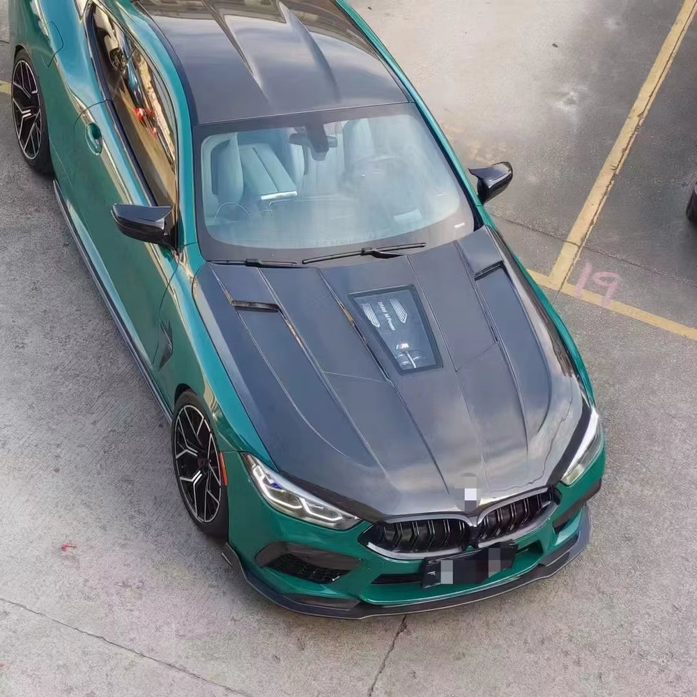 Transparent Hood Suitable for the New Bmw 8 Series 2018-2022 M8 2019-2022 Carbon Fiber Engine Hood