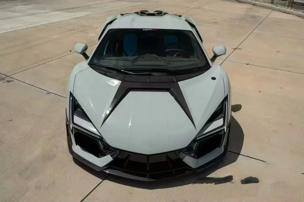 High Quality Dry Carbon Fiber MSY Style Body Kit for Lamborghini Revuelto Front Lip Skirt Rear Diffuser Spoiler Hood