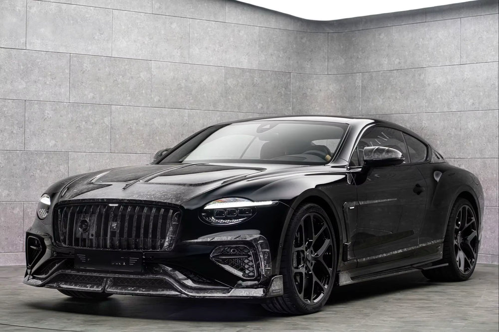 For Bentley Continental GT Upgrade Msy Dry Carbon Fiber Front Lip Skirt Rear Diffuser Spoiler Hood Mirror Shell Body Kit