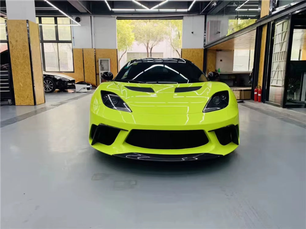 For Lotus Evora S Upgrade GTE Style Front and Rear Bumper Side Skirt Spoiler Diffuser Body Kit