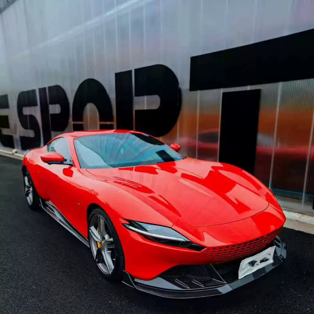 Dry Carbon Fiber Body Kit for Ferrari ROMA Upgrade Paktchz Style Front Lip Rear Diffuser Spoiler Body Kit
