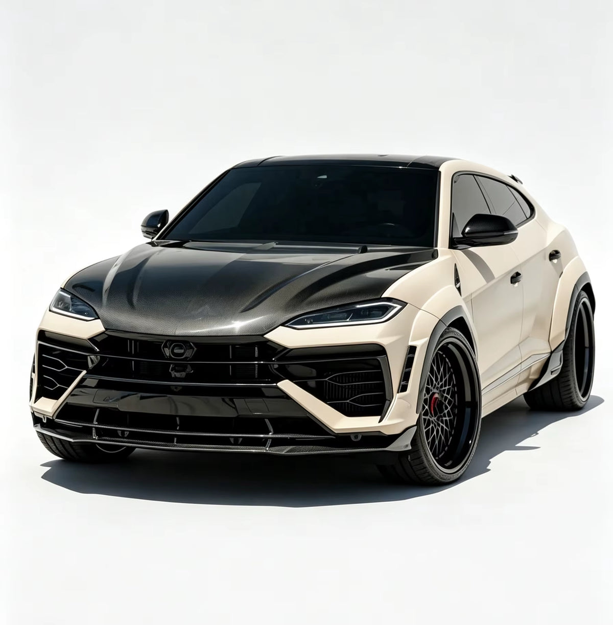 Dry Carbon Fiber 1016 Style Body Kit for Lamborghini Urus SE Front Lip Side Skirt Rear Diffuser Spoiler Hood Wide-Body Body Kit