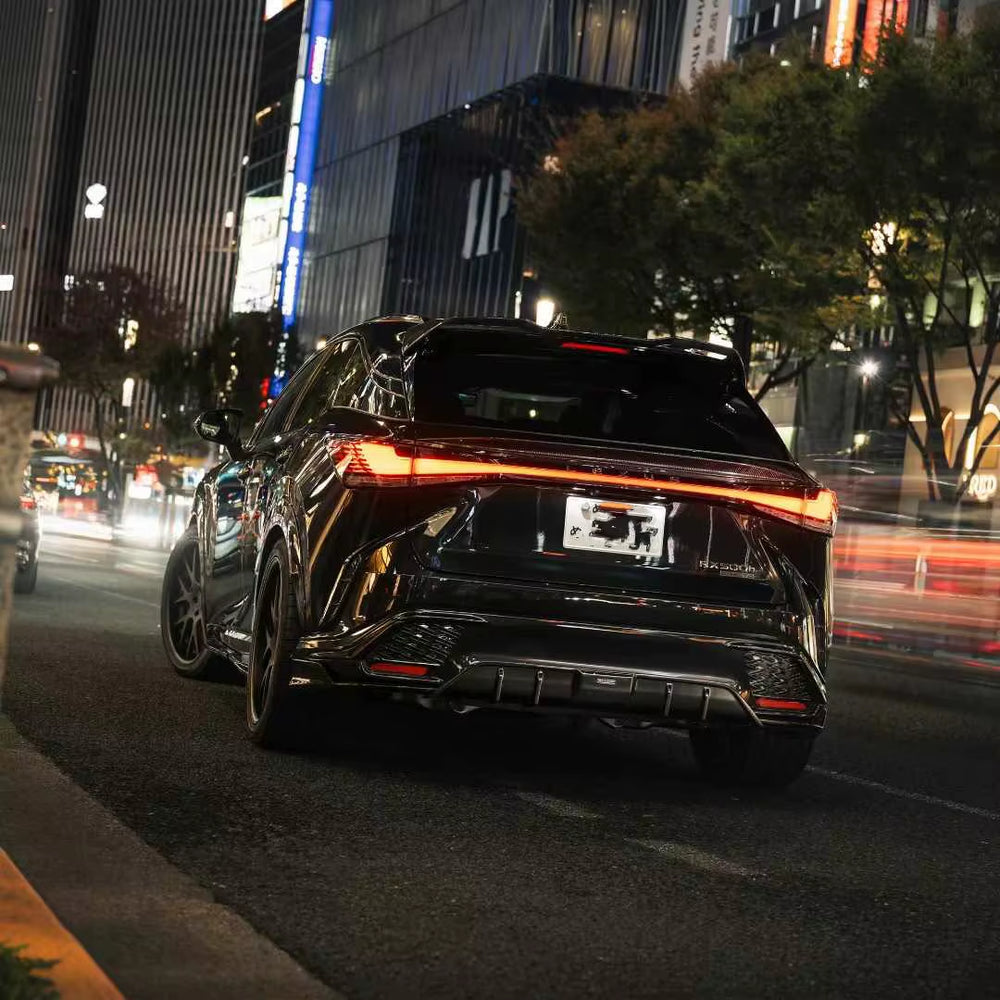 AT Style Carbon Fiber Body Kit for Lexus RX 500H 2023 Carbon Fiber Wide-Body Wheel Front Lip Side Skirt Rear Diffuser Spoiler