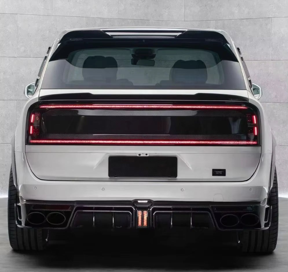 Dry Carbon Fiber MS Style Body Kit for Zeekr 9X - Front Lip, Side Skirts, Rear Diffuser, and Spoiler Wide Body Kit