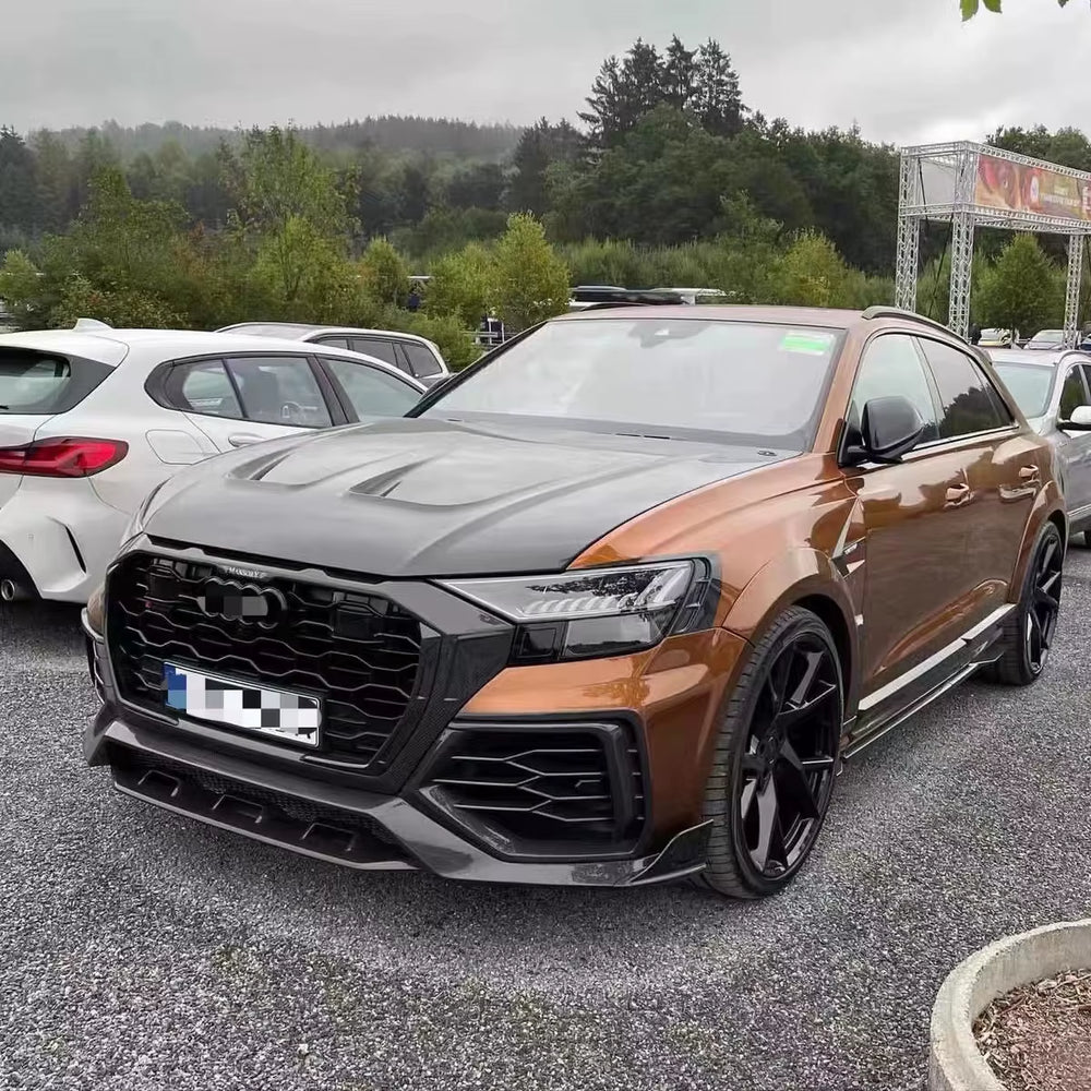 Dry Carbon Fiber Body Kit for Audi Q8 RSQ8 MSY Style Dry Carbon Front Bumper Rear Bumper