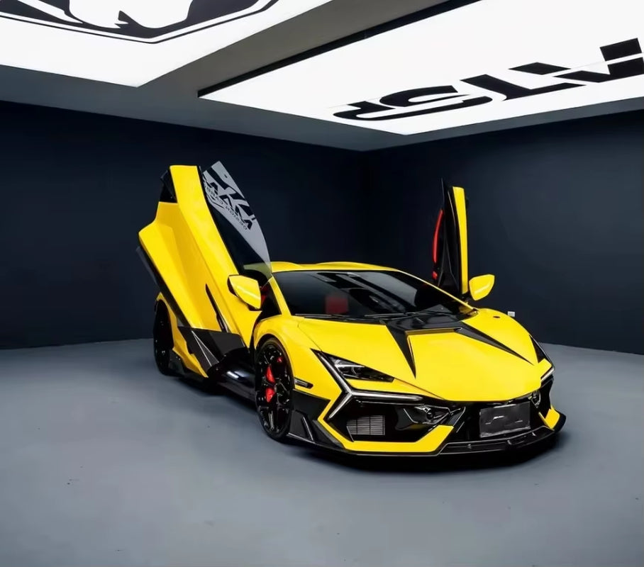 Factory Direct MSY Style Dry Carbon Fiber Front Lip Rear Body Kit for Lamborghini Revuelto Side Skirt Diffuser Spoiler Hood