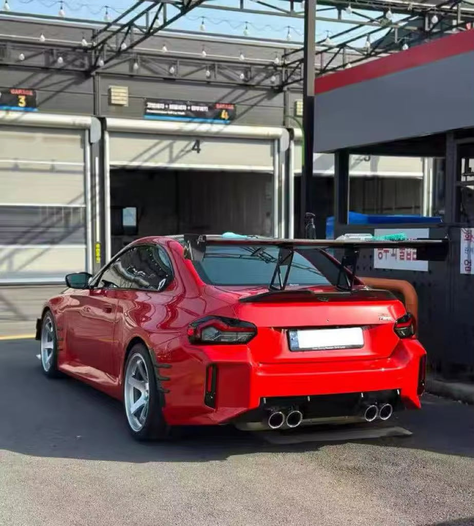 For BMW M3 M4 G80G82 Carbon Fiber AP Style Tail Wing G87 M2 Carbon Fiber Spoiler