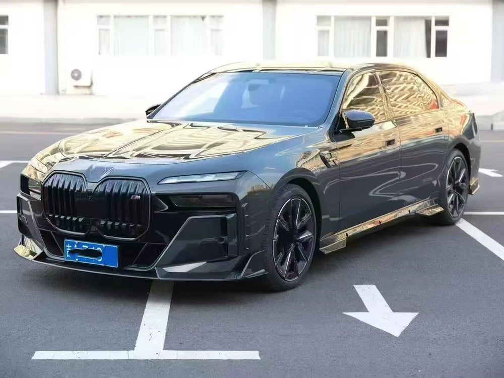 High Quality Carbon Fiber Body Kit for BMW 7 Series G70 MSY Style Side Skirt Front Lip Diffuser Spoiler