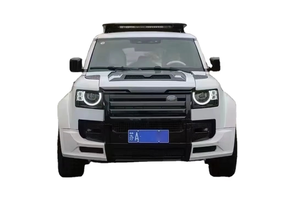 LM Style Wide Body Kit Forland Rover Defender 110 Body Kit with Arches Fenders Rear Splitter Wheel Arches