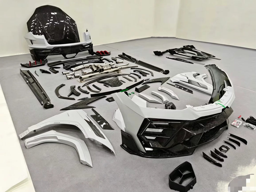 For Lamborghini URUS SE Msy-Style Dry Carbon Fiber Front Bumper Rear Bumper Side Skirts Spoiler Hood Wide-Body Body Kit
