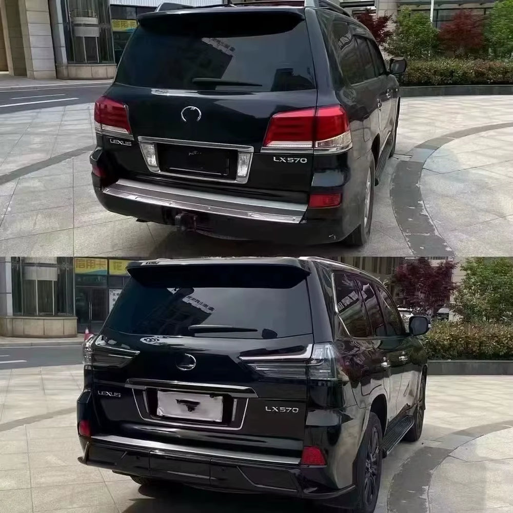 For Lexus LX570 2008-2015 Upgrade 2020 New Body Kit Front and Rear Bumper Grills Headlights Taillights