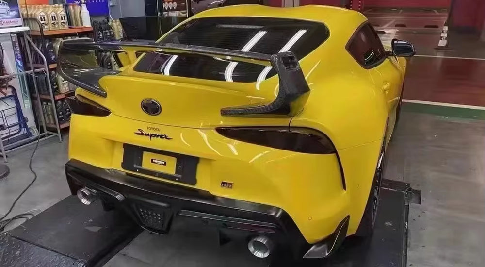 Carbon Fiber Rear Wing Body Kit for Toyota A90 Supra ST Style Rear Wing Car Part