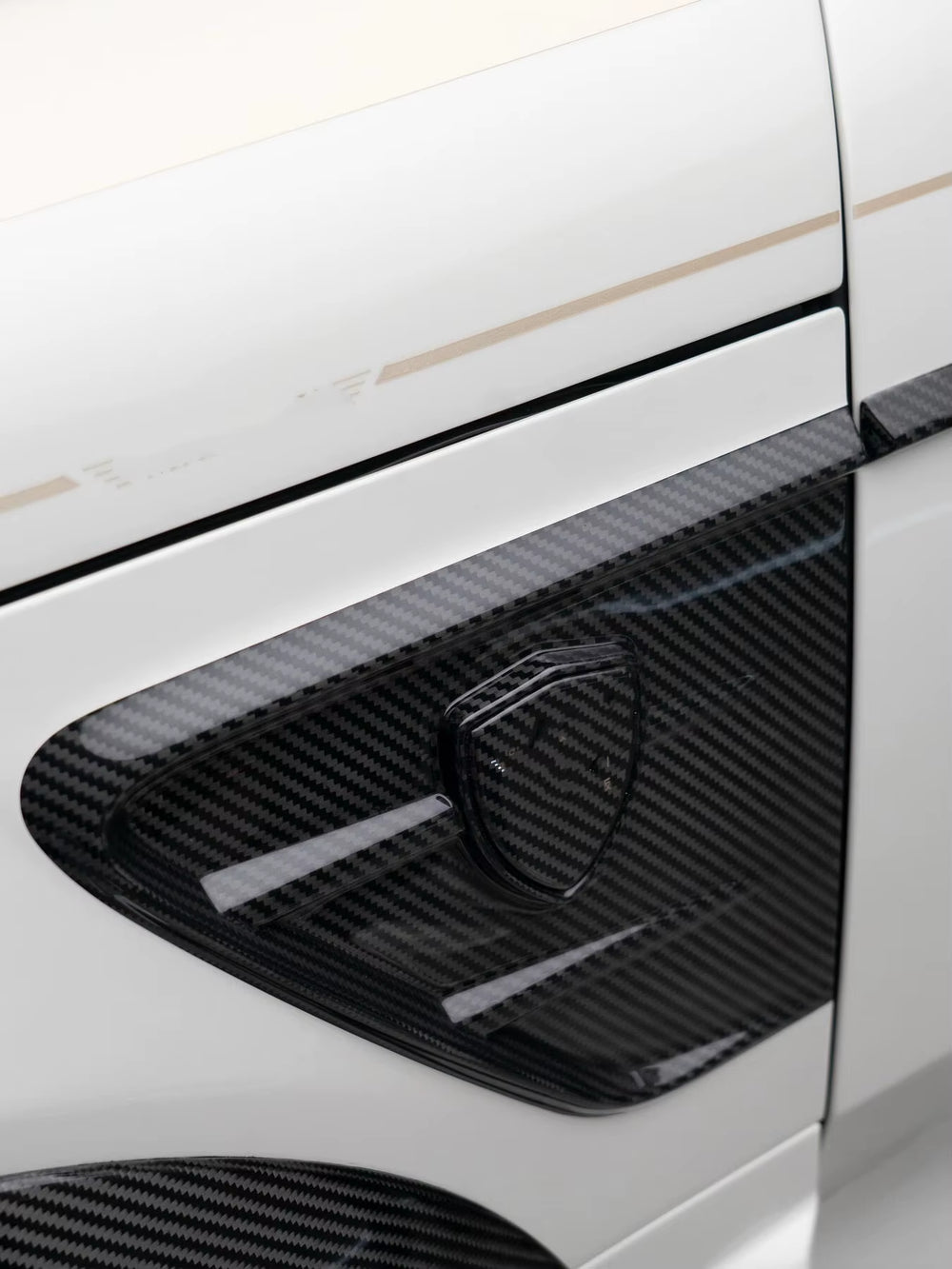 For Zeekr 9X Upgrade MSY Model Dry Carbon Fiber Front Lip Hood Fender Door Panel Rear Diffuser Spoiler Body Kit