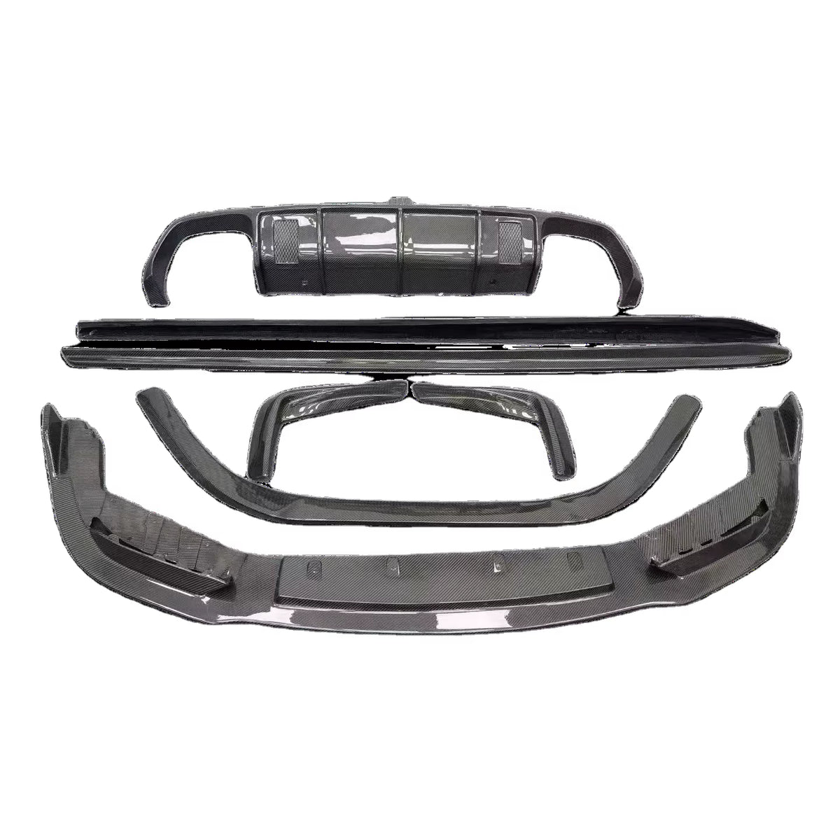 Carbon Fiber Kit for 2019-2022 Bmw M8 Vorsteiner Carbon Fiber Body Kit Front Lip Tuyere Rear Diffuser Spoiler