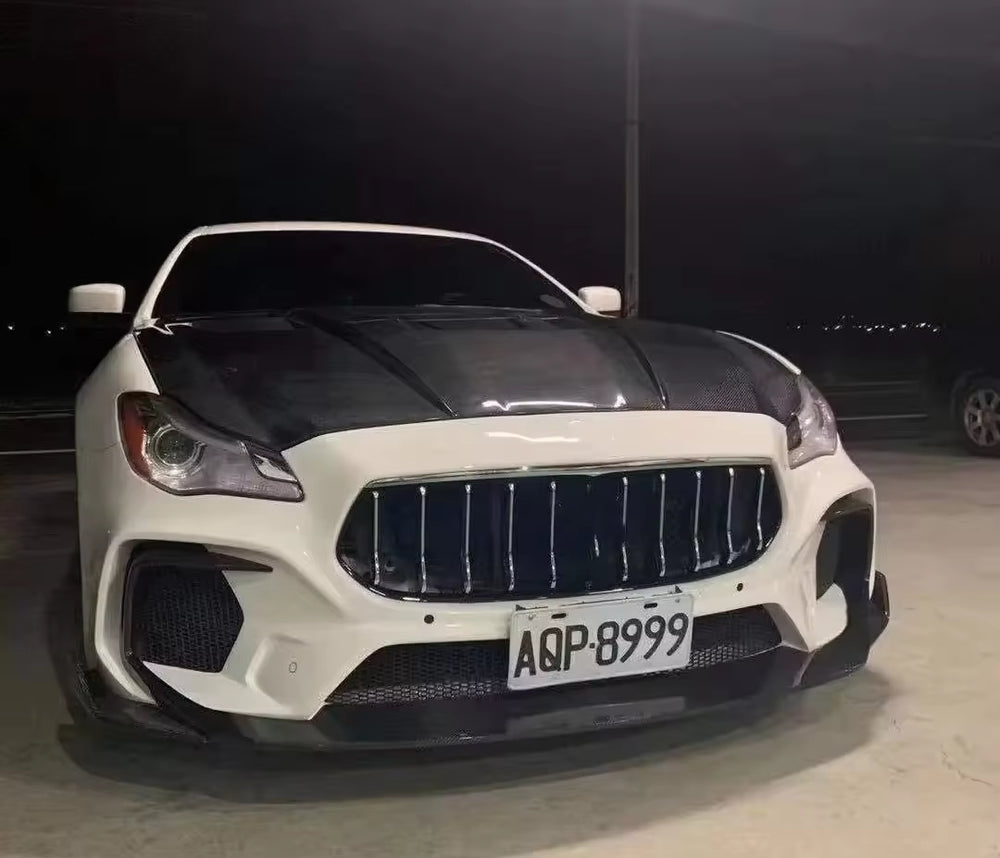 TOP Style Body Kit for Maserati Quattroporte Front and Rear Bumpers Rear Diffuser Spoiler Hood Bodykit