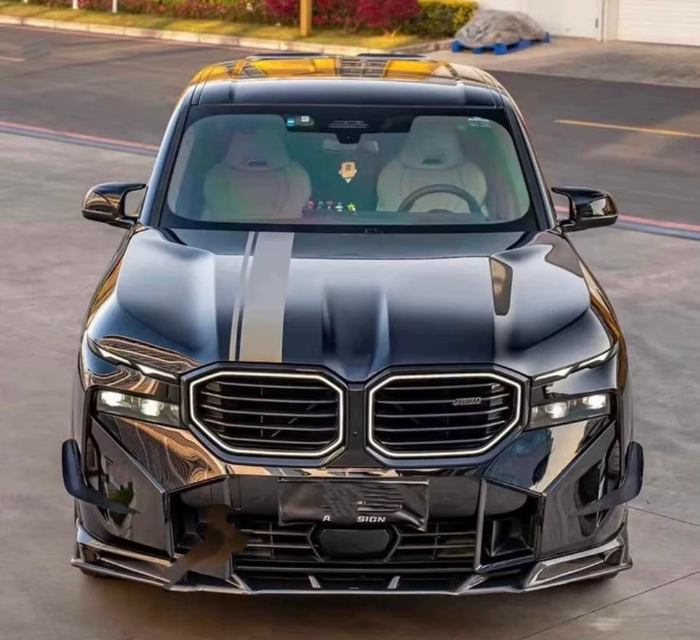 High Quality Dry Carbon Fiber A-E Style Body Kit for BMW XM G09 Mansori Style Front Lip Side Skirt Rear Lip Wheel Eyebrow Wing
