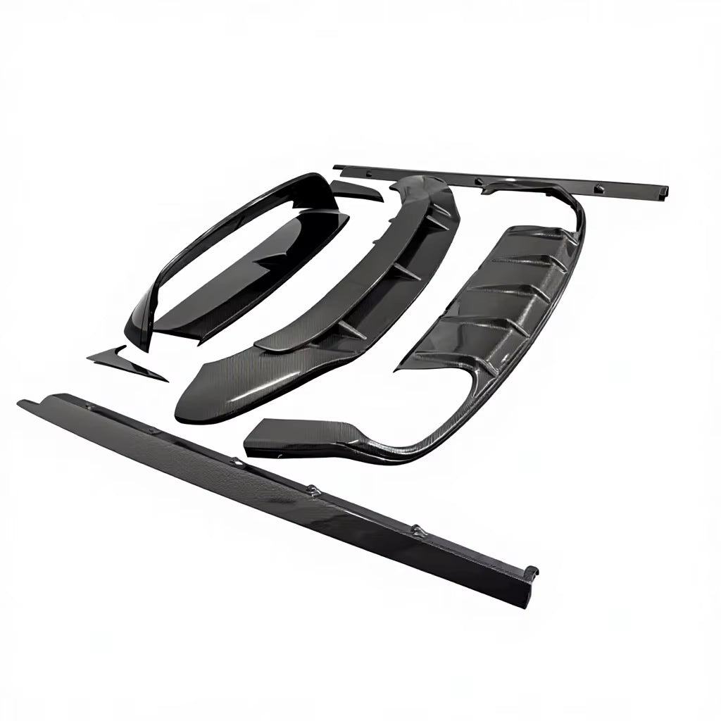 Carbon Fiber Bodykit Front Lip Side Skirt Diffuser Spoiler Performance Body Kit for Bentley Bentayga 2019-2021