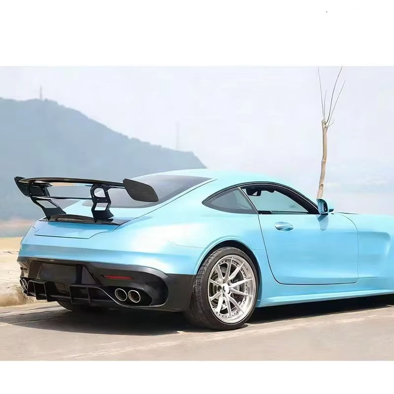 Black Series Style PP Material with Dry Carbon Fiber Body Kit for Mercedes-Benz AMG GT/GTS Front Rear Bumper Hood Fender Spoiler