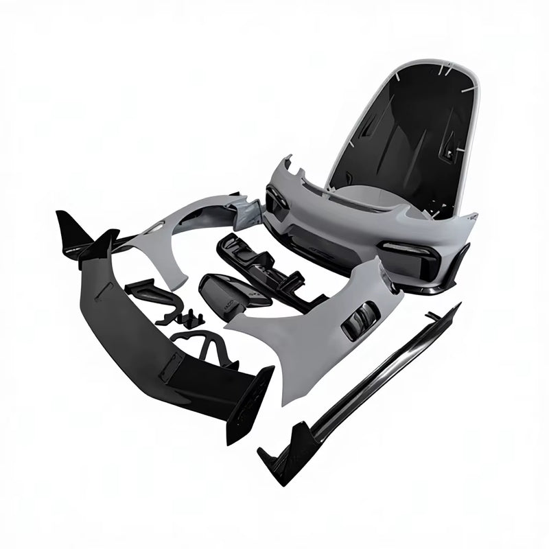 For Porsche 718 Cayman 2016-2019 Upgrade Front Bumper Body Kits Facelift Front Lip Carbon Fiber Material New Condition